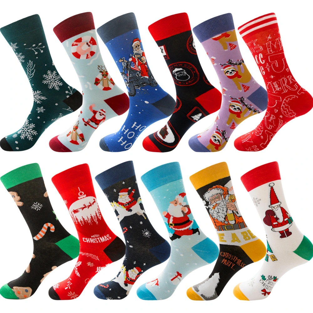 Women Crew Happy Novelty Sports Socks