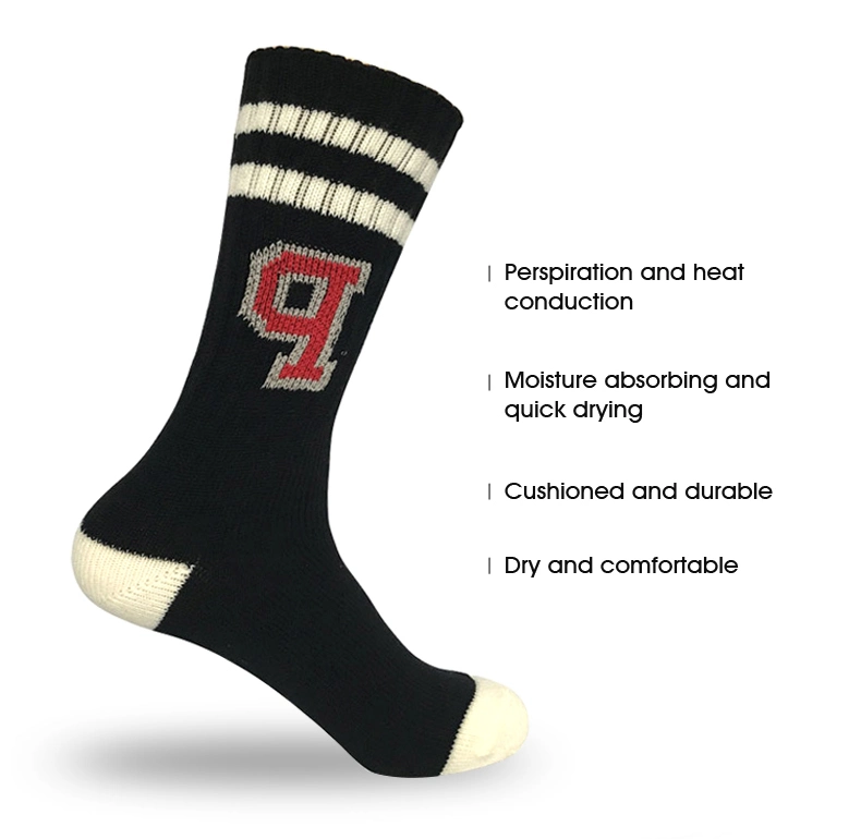 Men′s Fashion Solid Black Invisible Socks