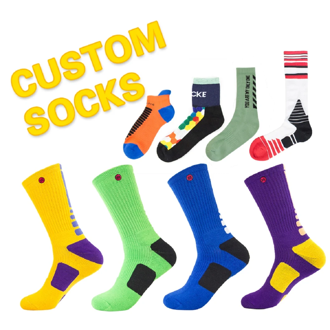 Wholesale Customized Logo OEM Unisex Factory Supplier Low Price Men Women Kids Socks