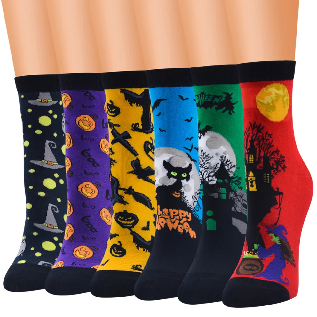 Eco-Firendly Factory Custom Design Cotton Funny Crew Colorful Dress Men Socks