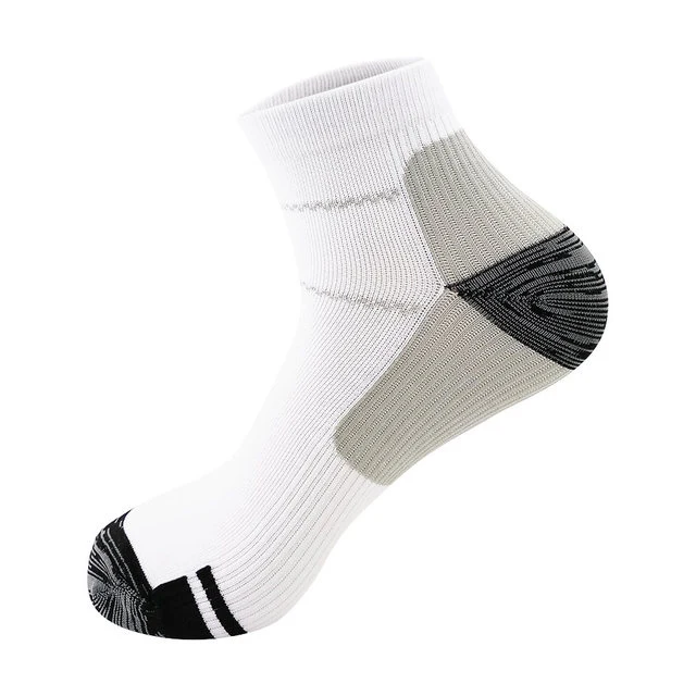 High Quality Men Women Foot Compression Heel Pain Soft Comfortable Short Sports Socks